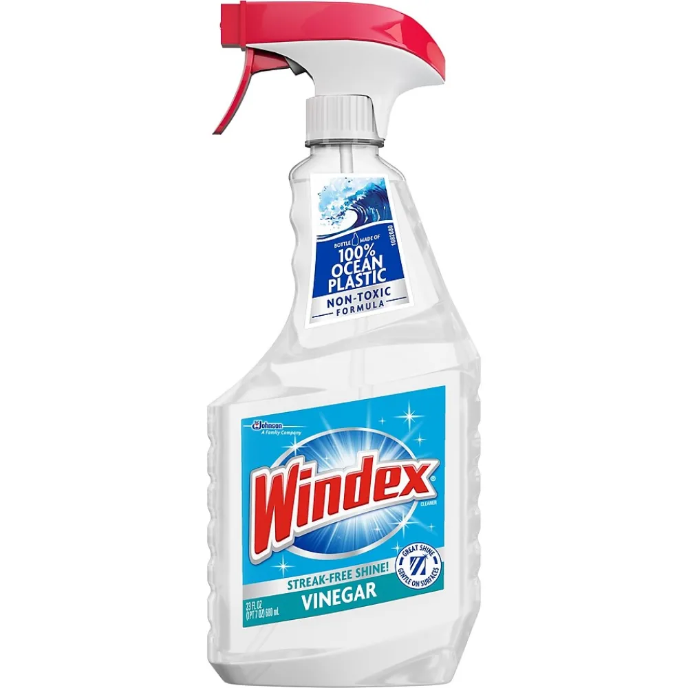 Vinegar Glass Cleaner, 23 Oz. (312620)<Windex Discount