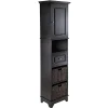 Storage Cabinets*Winsome 20618 Cabinet with Baskets, Black