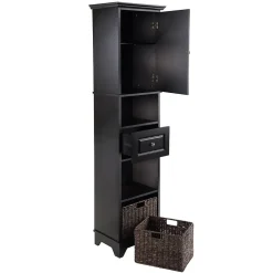 Storage Cabinets*Winsome 20618 Cabinet with Baskets, Black