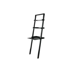 Bookcases*Winsome Bellamy 3-Shelf 69"H Leaning Bookcase, Black (29323)