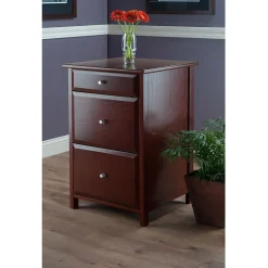 File Cabinets*Winsome Delta File Cabinet, Walnut (94321)