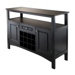 Storage Cabinets*Winsome ® Jasper 32.13" Wood Storage Buffet, Black