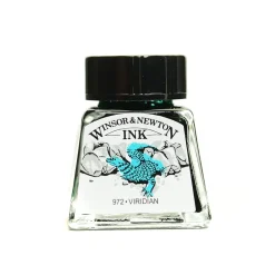 Pens|Winsor & Newton Winsor and Newton Drawing Inks viridian 14 ml 692 [Pack of 4]