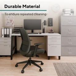 Office Chairs*Workplace 2.0 Workplace2.0 Health™ Bedford Polyurethane/Nylon Task Chair, Black (WP62574)