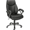 Office Chairs*Workplace 2.0 Workplace2.0™ Ramsey Ergonomic Bonded Leather Swivel Manager Chair, Black (ST62216)