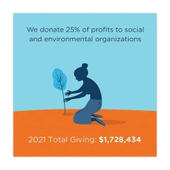 World Centric Fiber Trays, PLA Lined, PFAS Free, 1-Compartment, 18 x 14 x 1, Natural, 100/Carton