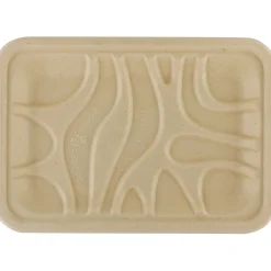 World Centric Fiber Trays, PLA Lined, PFAS Free, 8.2 x 5.7 x 0.7, Natural, 500/Carton