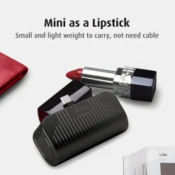 USB-C Power Bank, 5000 mAh, Black (WED02)<Worryfree Gadgets Sale