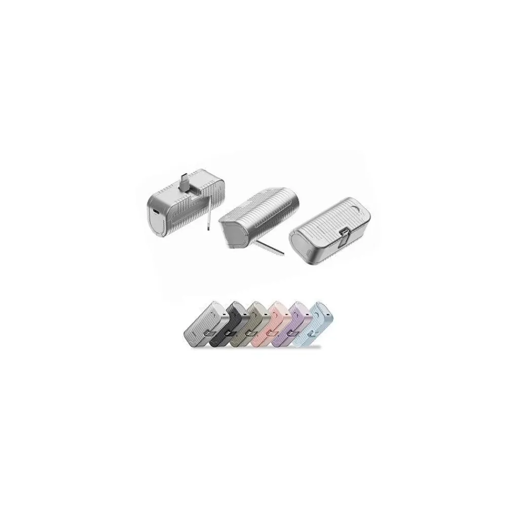 USB-C Power Bank, 5000 mAh, Pink (WED02)<Worryfree Gadgets Best