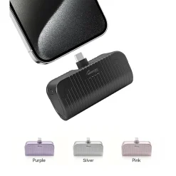 USB-C Power Bank, 5000 mAh, Pink (WED02)<Worryfree Gadgets Best