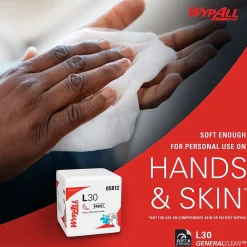 GeneralClean L30 Durable Fibers Cleaning Wipers, 12