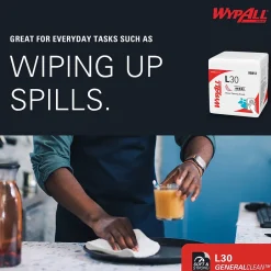 GeneralClean L30 Durable Fibers Cleaning Wipers, 12