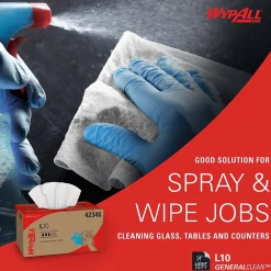 GeneralClean L10 Fabric Cleaning Wipers, 10.25