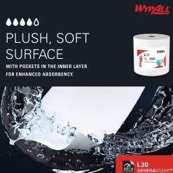 GeneralClean L30 Fabric Cleaning Wipers, 13.3