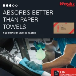 GeneralClean L10 Nylon Cleaning Wipers, 10.25