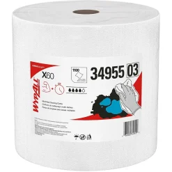 GeneralClean X60 Nylon Cleaning Wipers, 13.4" x 12.5", White, 1100 Sheets/Roll, 1100 Wipers/Box (34955)<WypAll Best