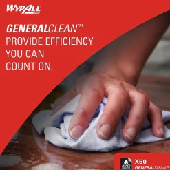 GeneralClean X60 Nylon Cleaning Wipers, 12
