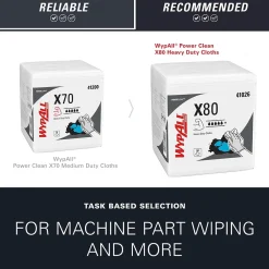 PowerClean X80 Nylon Cleaning Wipers, 12