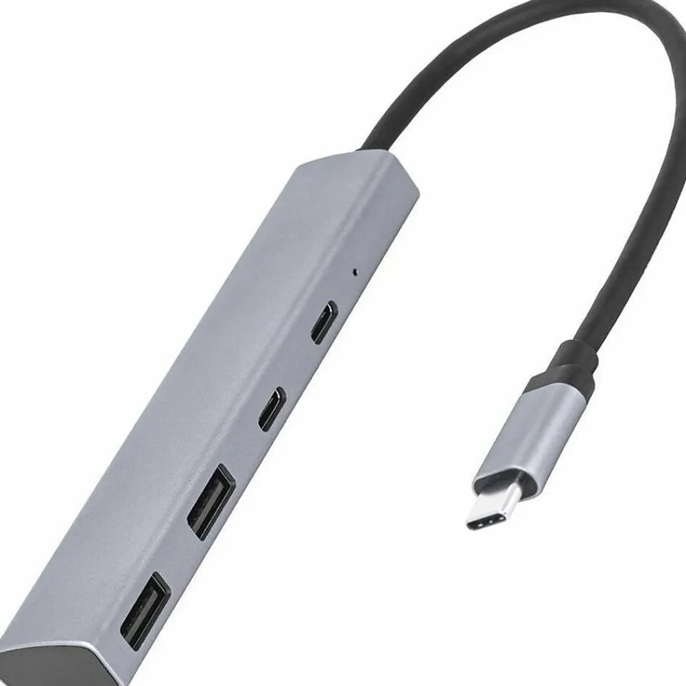 4XEM 4-Port USB-C Hub, Silver (4XUSBCHUB2A2CTAA)