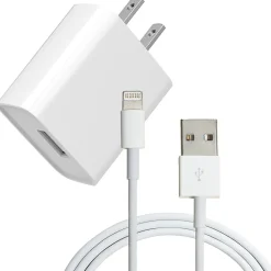 Pro Series USB-A to Lightning Charging Kit for Apple Devices, White (4XAPPLKIT6PRO)<4XEM Clearance