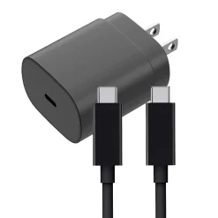 USB-C Charging Kit/Bundle for Smartphones and USB-C Compatible Devices, Black (4X25WCHARGEKIT6B)<4XEM New