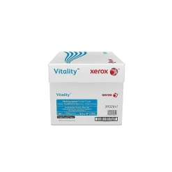 Multipurpose Paper*Xerox Vitality 8.5" x 11" 3-Hole Punched Multipurpose Paper, 20 lbs., 92 Brightness, 5000/Carton (3R2641)