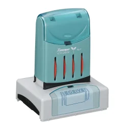 Stamps & Stamp Pads|Xstamper NO.1 Pre-Inked Dater, "RECEIVED", Blue and Red Inks (036046)