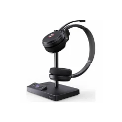 WH62 Wireless Over-Ear Headphones, Black (1308006C)<YeaLink New