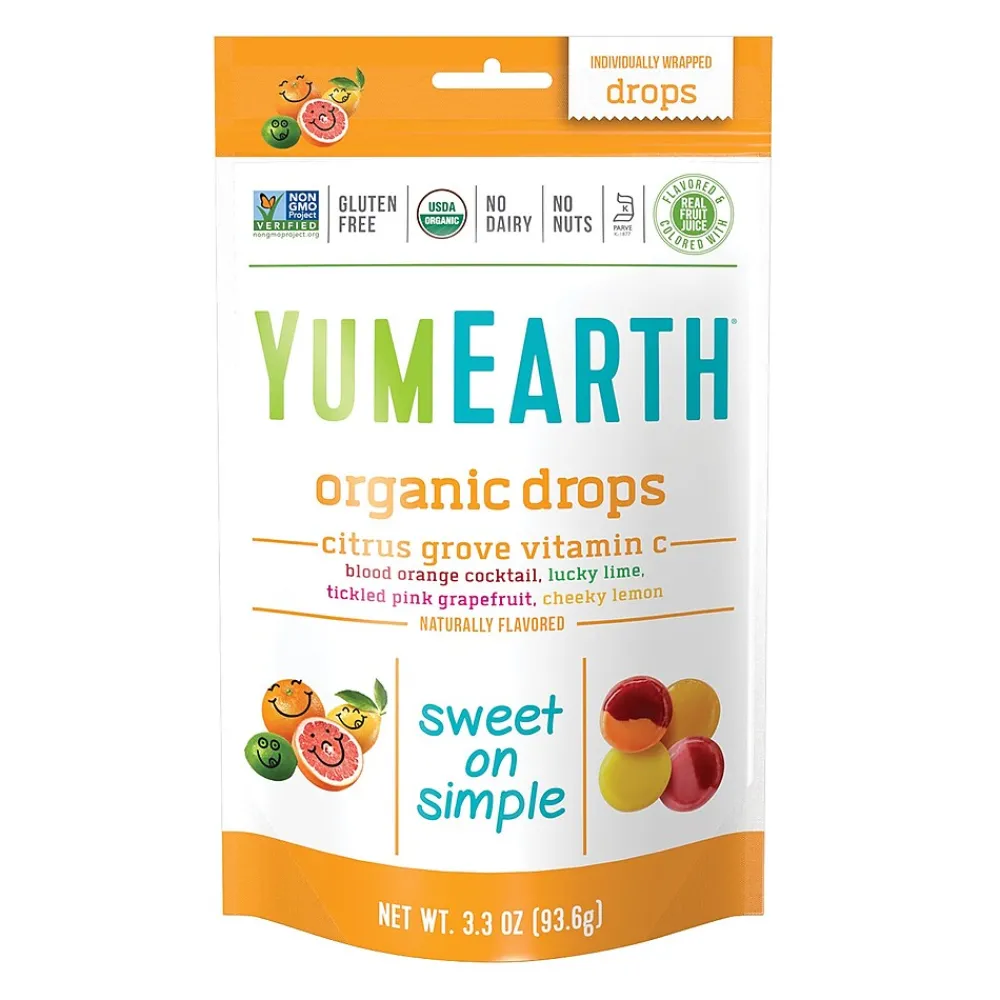 YumEarth Organic Vitamin C Hard Candy, 3.3 oz., (270-00029)