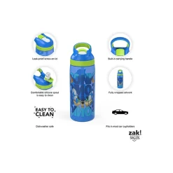 Zak! Modern Sonic Polypropylene Water Bottle, 25 oz. (SONE-W030)