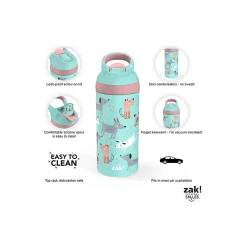 Zak! Stainless Steel Water Bottle, 14 oz. (7271-U410-3)