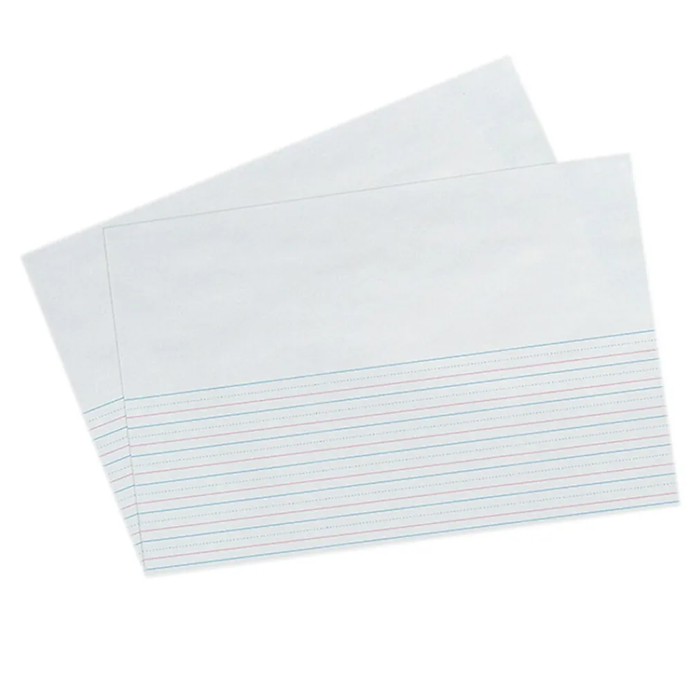 Classroom Paper*Zaner-Bloser 18" x 12" Picture Story Paper, 5/8" x 5/16" x 5/16" Ruled, 250 Sheets/Pack, 2 Packs (PACZP2694-2)