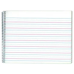 Composition Notebooks|Zaner-Bloser My Writing Journal Composition Notebooks, 8" x 10.5", Primary Ruled, 50 Sheets, Pink, 6/Bundle (ELP0601-6)