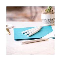 Pens|Zebra bLen Retractable Gel Pens, Medium Point, 0.7mm, Assorted Ink, 6/Pack (49501)