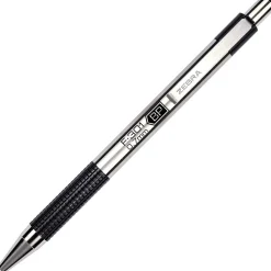 Pens|Zebra F-301 Retractable Ballpoint Pens, Fine Point, 0.7mm, Black Ink, Dozen (ZEB27110)