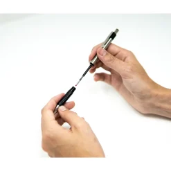 Pens|Zebra F-301 Retractable Ballpoint Pen, Fine Point, 0.7mm, Blue Ink, Dozen (27120)