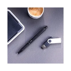 Pens|Zebra G-750 Retractable Gel Pens, Medium Point, Black/Blue Ink, 2/Pack (49802)