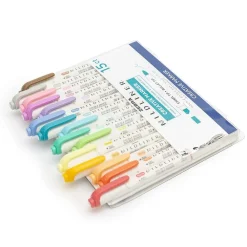 Highlighters|Zebra Mildliner Twin Tip Highlighters, Bullet/Chisel Tip, Assorted, 15/Pack (78115)