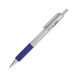 Pens|Zebra Retractable Ballpoint Pen,Fine Point, 0.7mm, Blue Ink (ZEB29220)