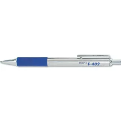 Pens|Zebra Retractable Ballpoint Pen,Fine Point, 0.7mm, Blue Ink (ZEB29220)
