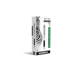 Pens|Zebra Z-Grip Flight Retractable Ballpoint Pen, Bold Point, 1.2mm, Black Ink, Dozen (21910)