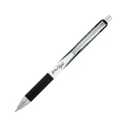 Pens|Zebra Z-Grip Flight Retractable Ballpoint Pen, Bold Point, 1.2mm, Black Ink, Dozen (21910)