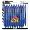 Pens|Zebra Z-Grip Retractable Ballpoint Pens, Medium Point, 1.0mm, Blue Ink, 24/Pack (ZEB12225)
