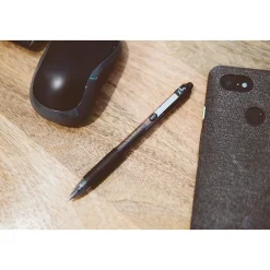 Pens|Zebra Z-Grip Retractable Ballpoint Pen, Medium Point, 1.0mm, Black Ink, Dozen (22210)