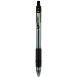 Pens|Zebra Z-Grip Retractable Ballpoint Pens, Medium Point, 1.0mm, Black Ink, 24/Pack (12221)