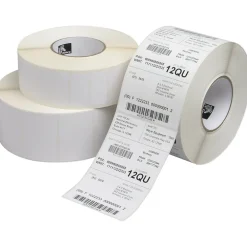 Pos Paper*Zebra ® Z-Select® 10011044 4000D Paper Thermal Transfer Label, White, Cont x 3"(W) x 55'(L)