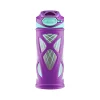 Zulu Echo Stainless Steel Kids' Water Bottle, 12 oz., Purple/Turquoise (438-0343-063-6)