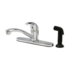 Zurn AquaSpec Temp-Gard Single Control Kitchen Faucet with Ceramic Disc Cartridge (Z7870C-XL)